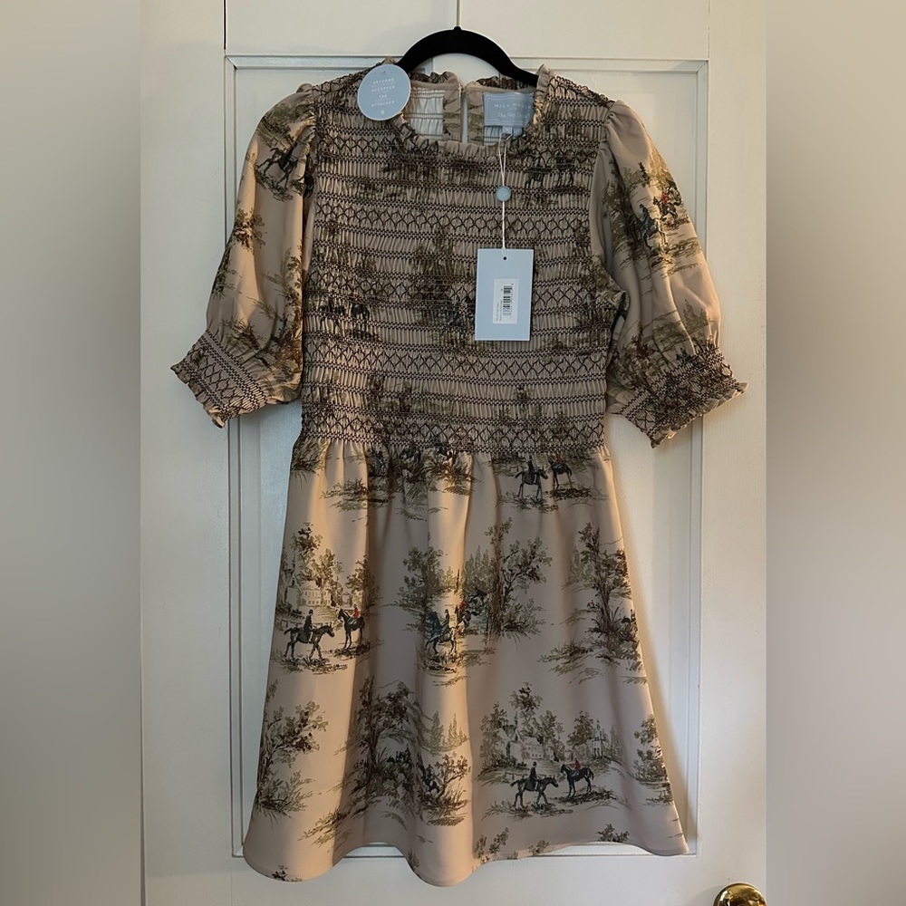 SOLD!! Vivi Equestrian Toile Dress NWT